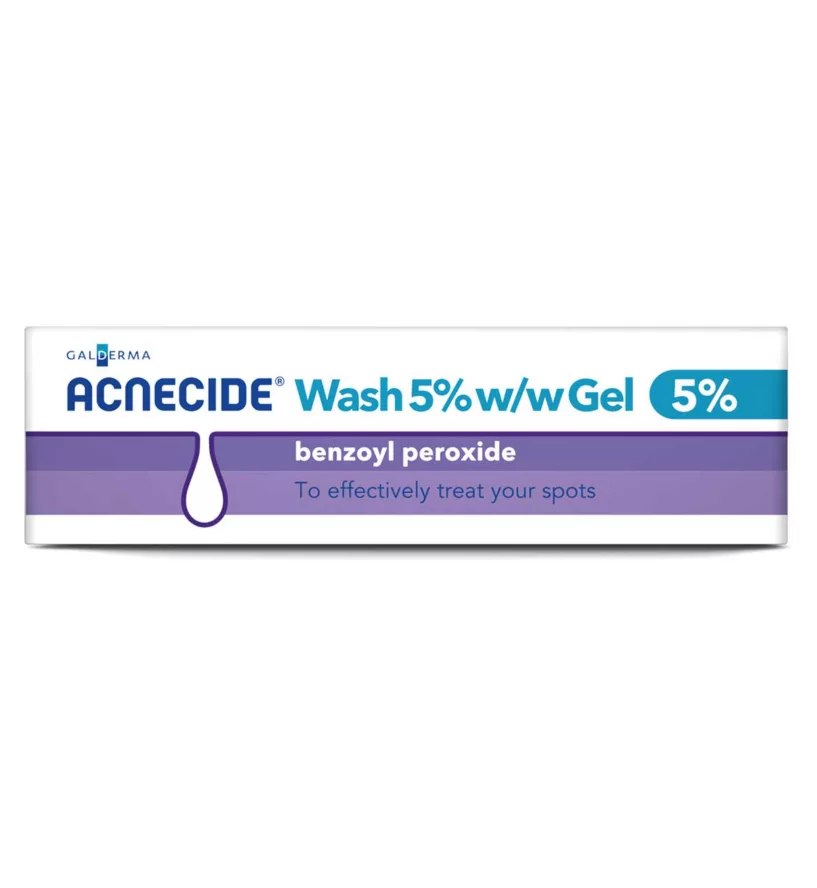 Acnecide 5 Wash Gel Benzoyl Peroxide 100g PillSorted