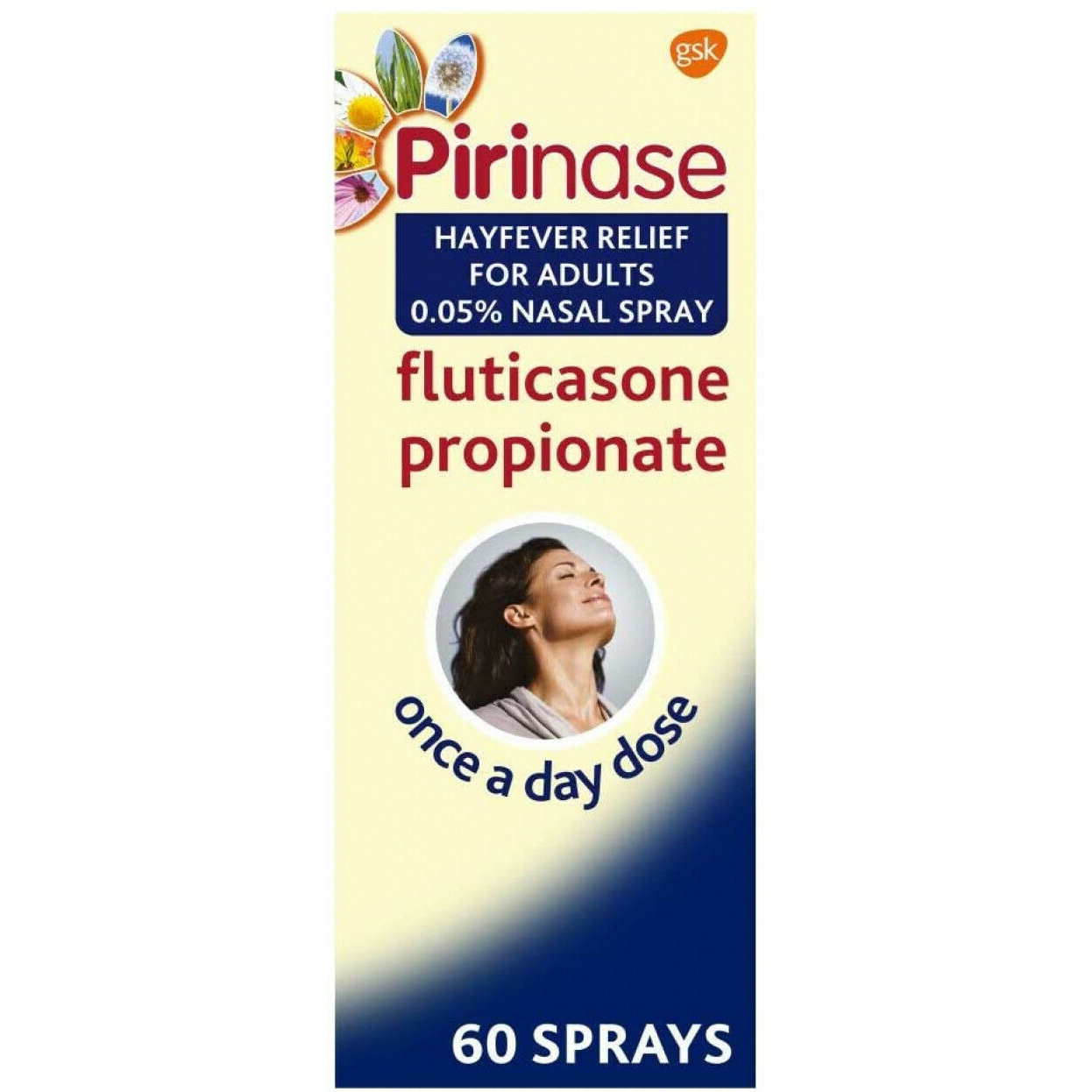 Pirinase Hayfever Relief Nasal Spray (60 sprays) PillSorted