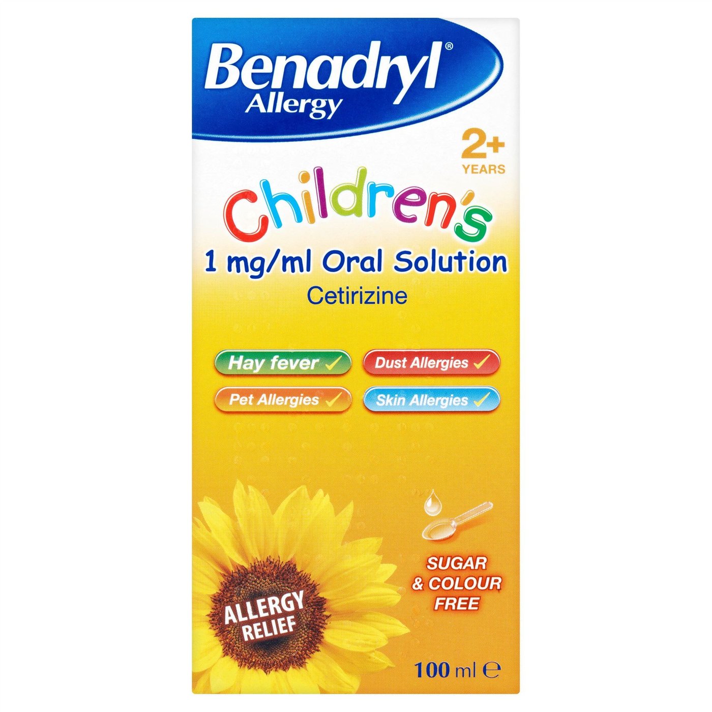 Benadryl Allergy Children's Oral Solution - PillSorted