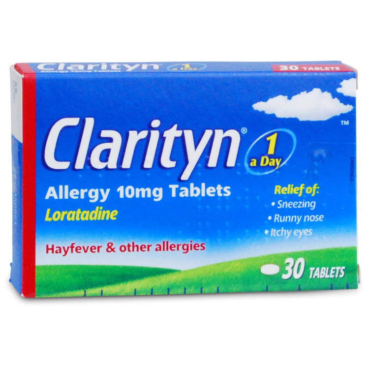 Clarityn Allergy 10mg 30 Tablets PillSorted