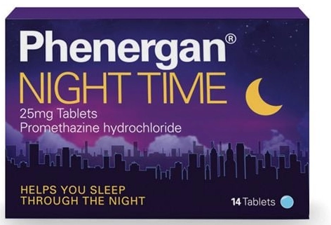Phenergan Night Time 25mg - 14 Tablets