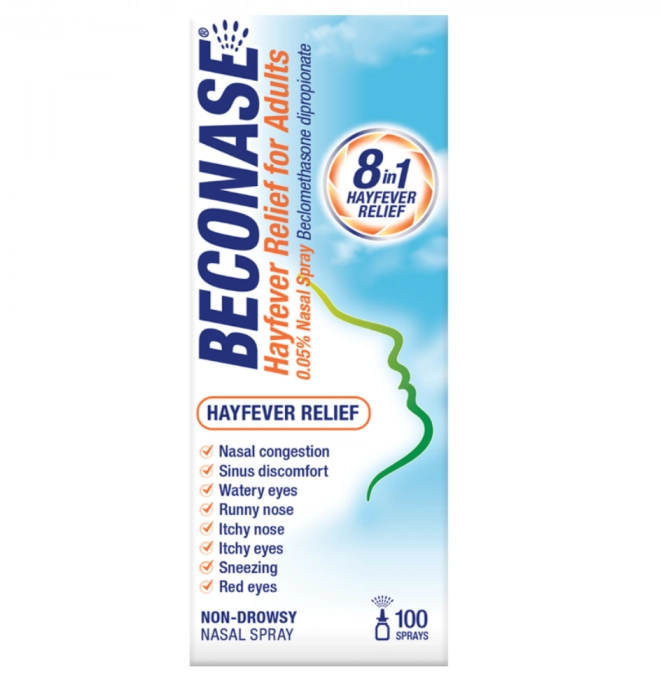 Beconase Hayfever Relief Nasal Spray - 100 Sprays
