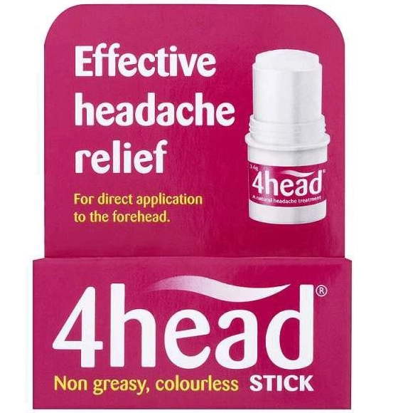 4Head Effective Headache Relief Stick - 3.6g