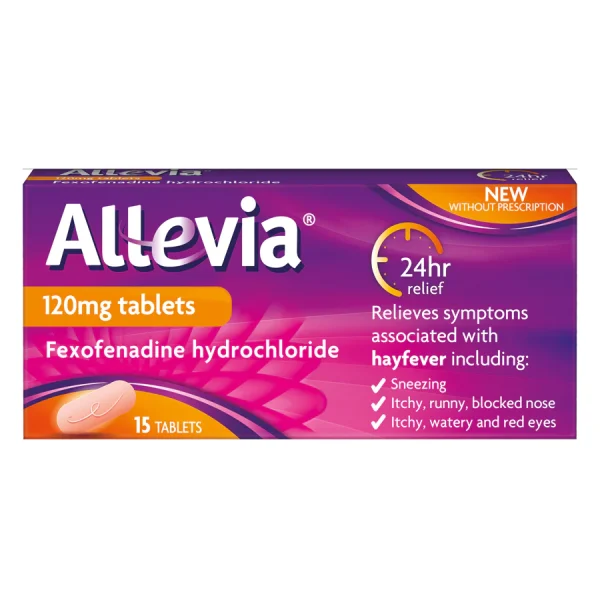 Allevia Fexofenadine 120mg - 15 Tablets