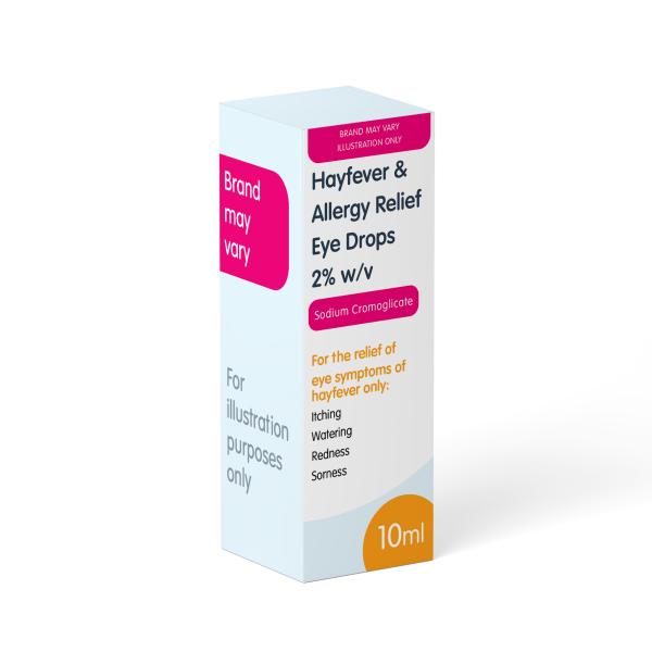 Hayfever Relief Allergy Eye Drops 2% w/v - 10ml