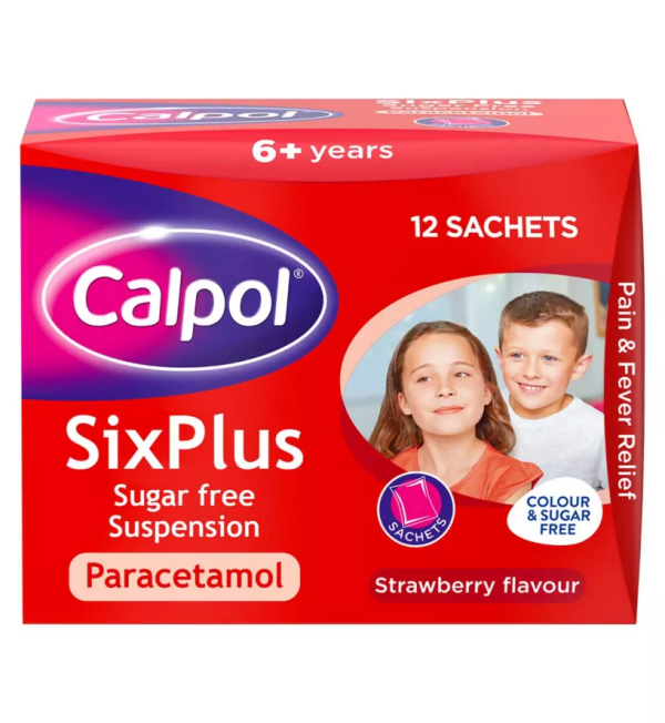 Calpol SixPlus Sugar Free 5ml - 12 Sachets