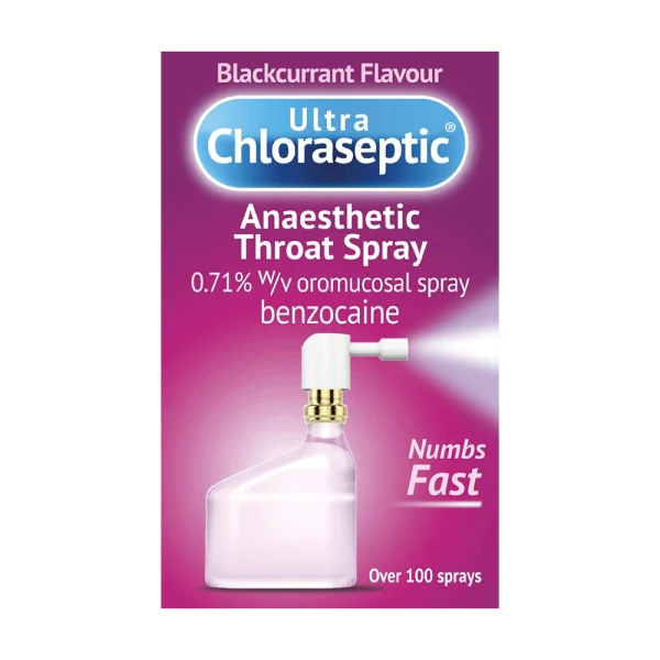 Ultra Chloraseptic Anaesthetic Throat Spray Blackcurrant - 15ml