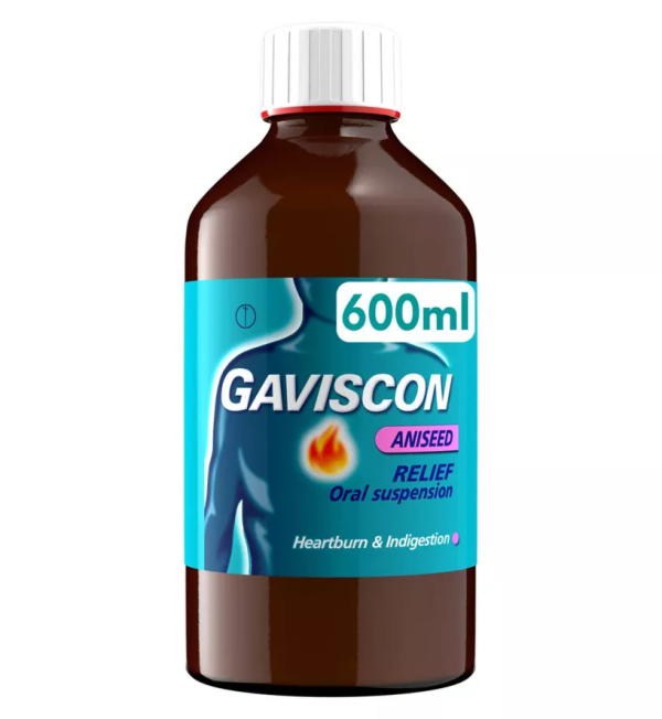 Gaviscon Original Liquid Aniseed - 600ml