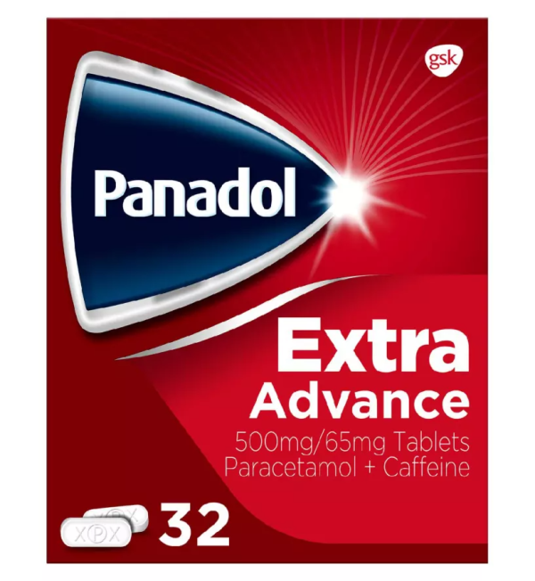 Panadol Extra Advance 500mg/65mg - 32 Tablets