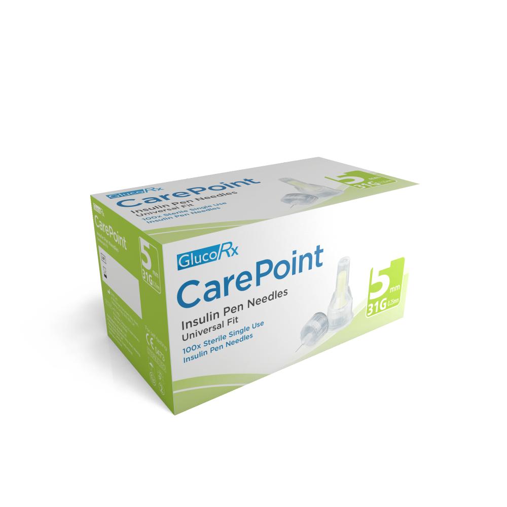 CarePoint Pen Needles 31g/5mm - 100 Needles - PillSorted