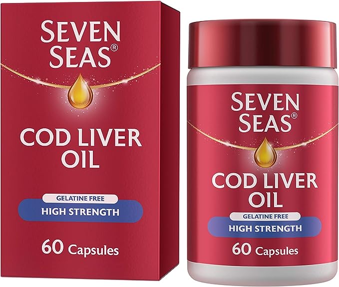 Seven Seas Cod Liver Oil High Strength - 60 Capsules