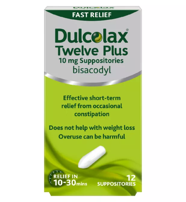Dulcolax 10mg - 12 Suppositories