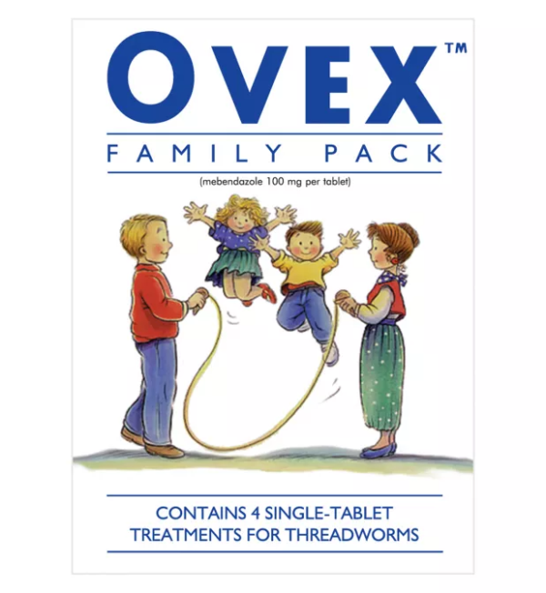 Ovex Family Pack Threadworm Treatment - 4 Tablets