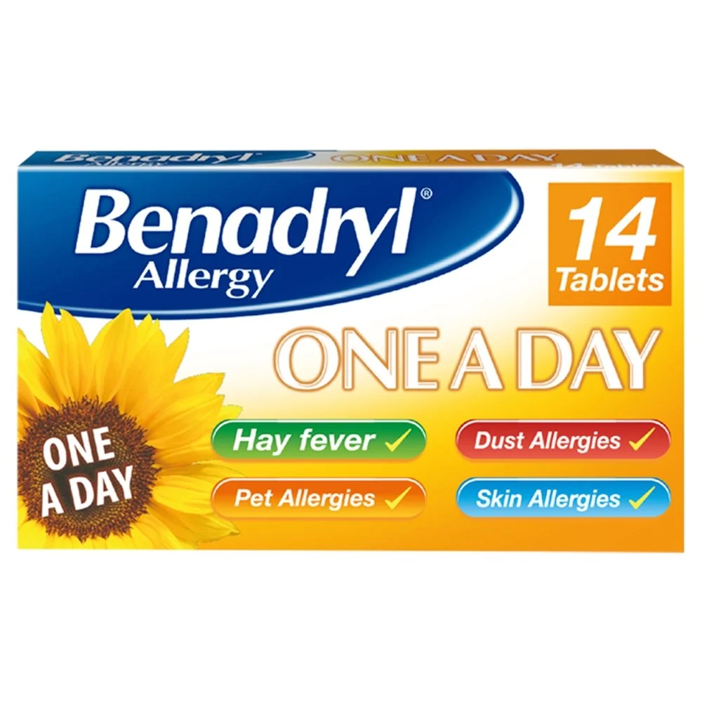 Benadryl 10mg One a Day - 14 Tablets