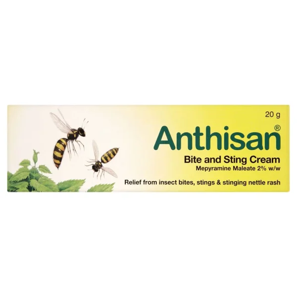 Anthisan Bite and Sting Relief Cream - 20g