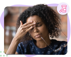 Migraine sufferer