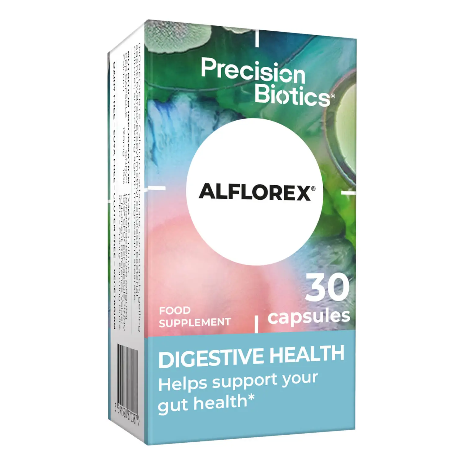 Alflorex Plus Calcium Daily Gut Health Supplement - 30 Capsules