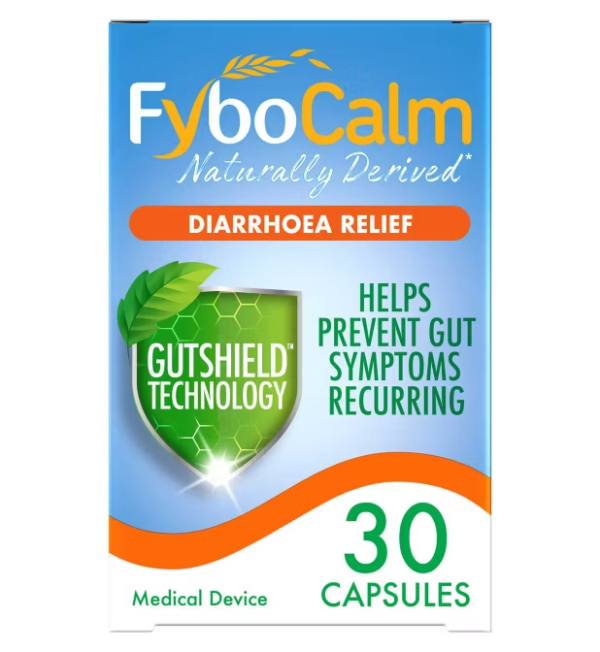 FyboCalm Diarrhoea Relief - 30 Capsules