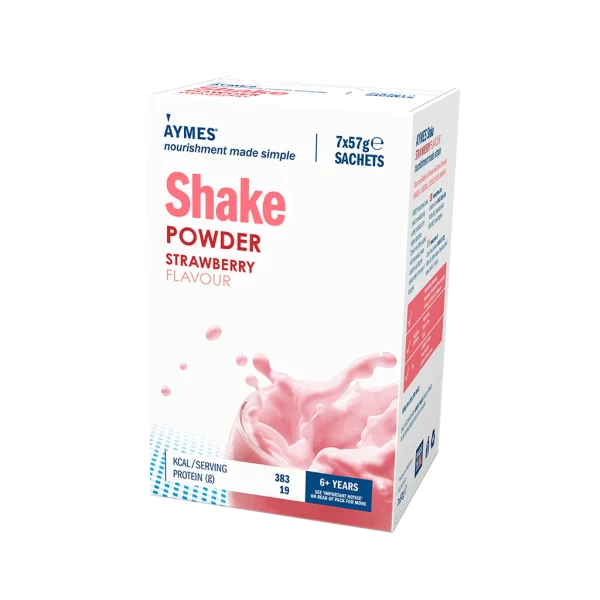 Aymes Shake Powder 57g Strawberry - 7 Sachets