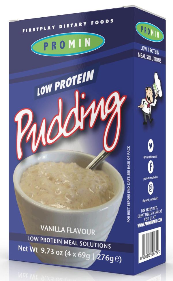 Promin Low Protein Rice Pudding - 4 x 69g sachets