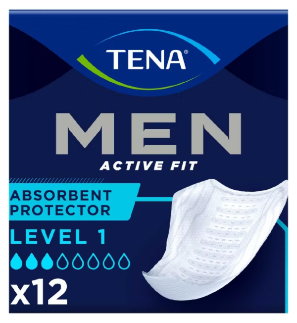 Tena for Men Absorbent Protector Level 1 - 12 Pack