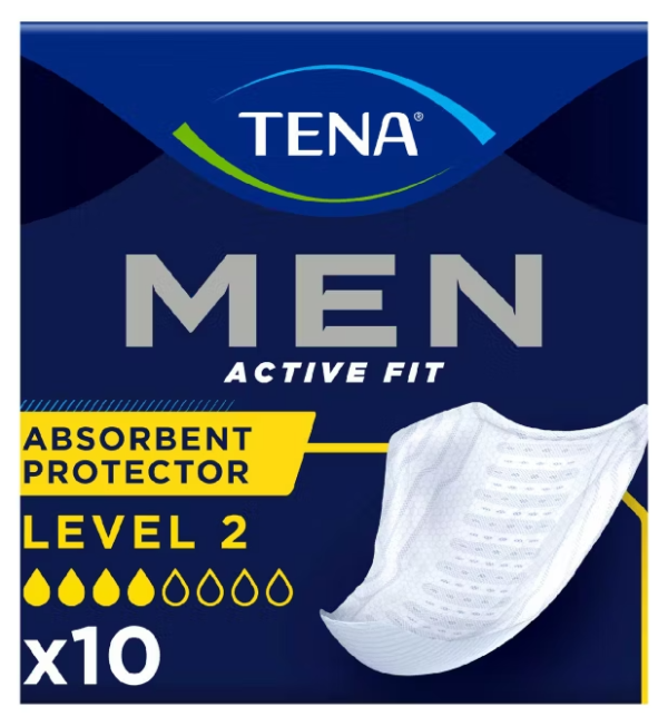Tena For Men Absorbent Protector Level 2 - 10 Pack