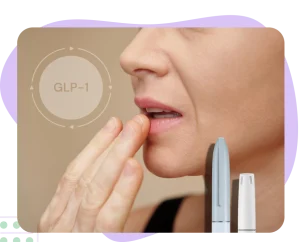 Dry mouth with GLP-1 injections