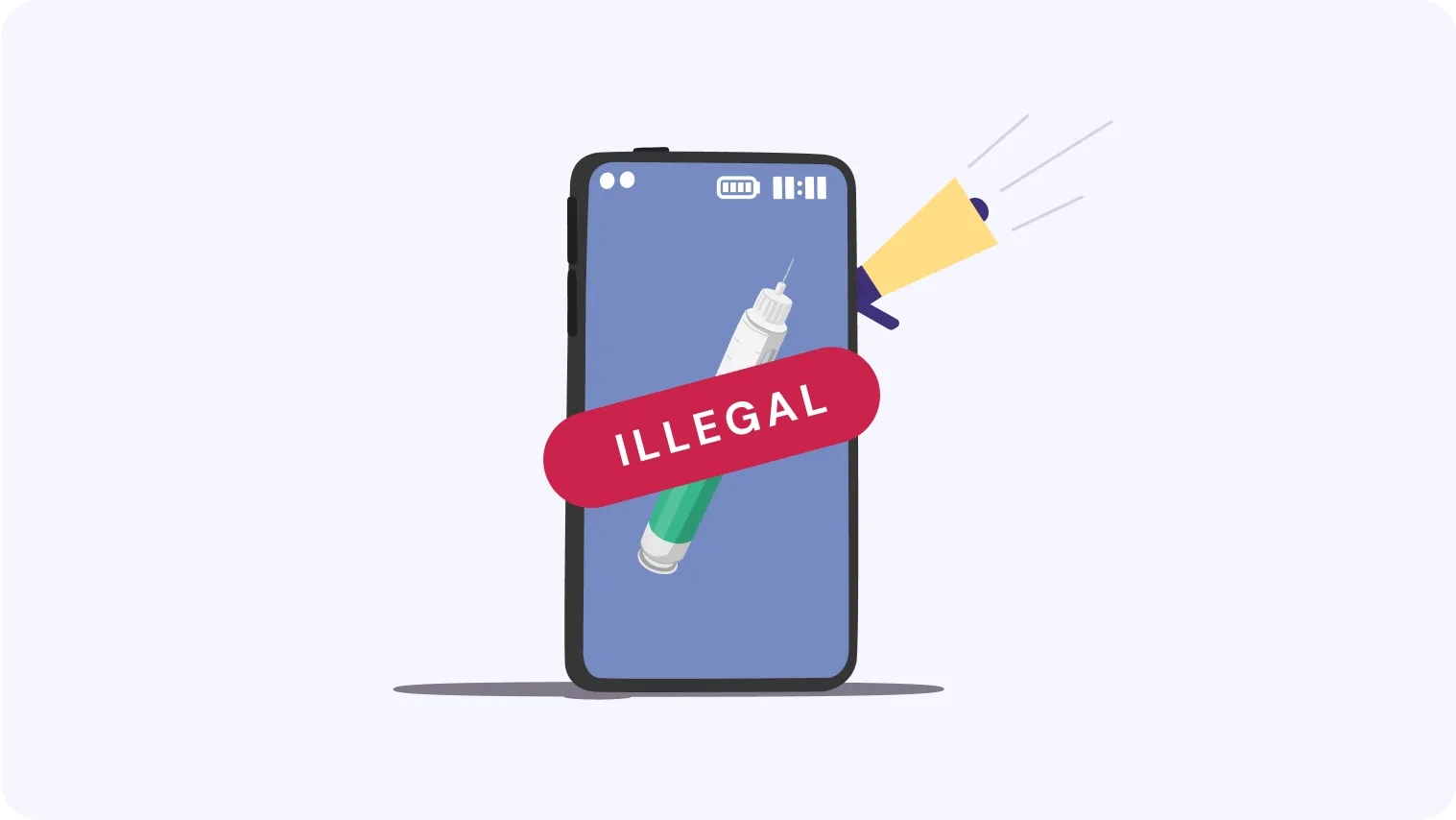 Illegal GLP-1 prescribing method - direct advertising