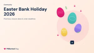 Easter Bank Holiday 2026 - PillSorted Pharmacy Closure & Order Deadlines