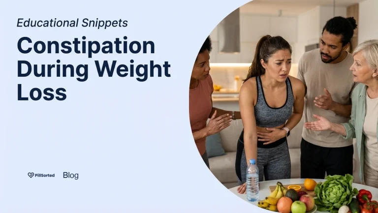 Constipation During Weight Loss: Causes & Fixes - PillSorted Blog