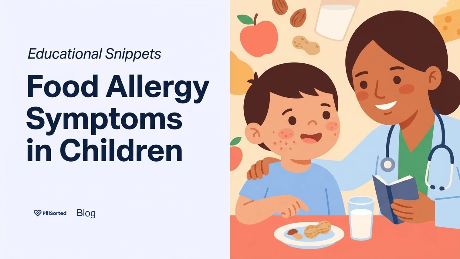 Spotting Food Allergy Symptoms in Children & Anaphylaxis - PillSorted Blog