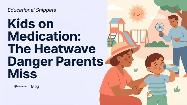 Children Medication Heatwave: How to Keep Kids Safe - PillSorted Blog