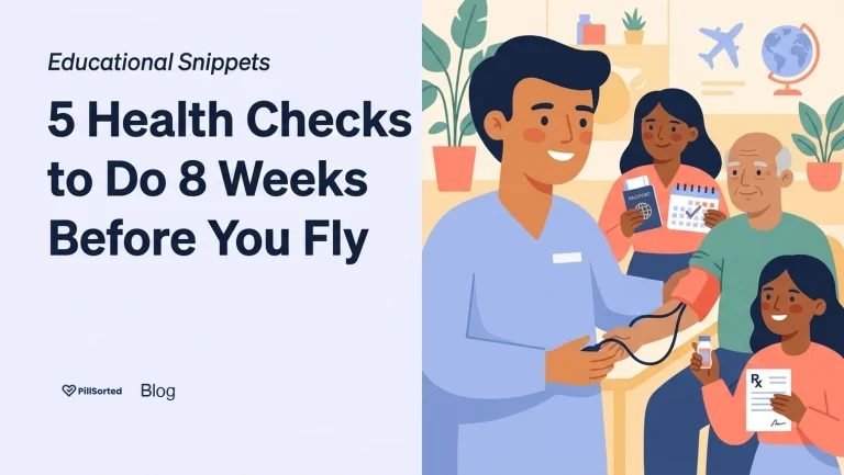 Pre-Travel Health Checks: Your Essential Holiday Guide - PillSorted Blog
